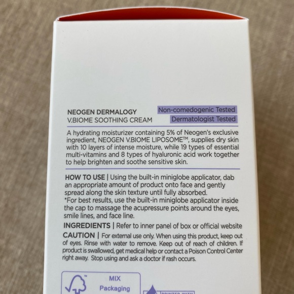 NEOGEN Dermatology V. Biome soothing cream NEW sealed in box - Picture 2 of 2